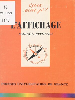 cover image of L'affichage